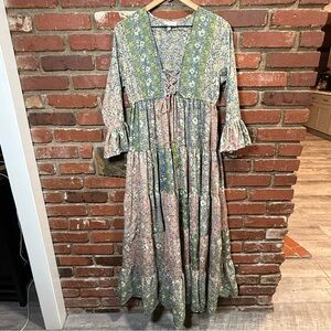 Anthropologie boemo women's‎ fairytale milkmaid peasant size medium lace bust
